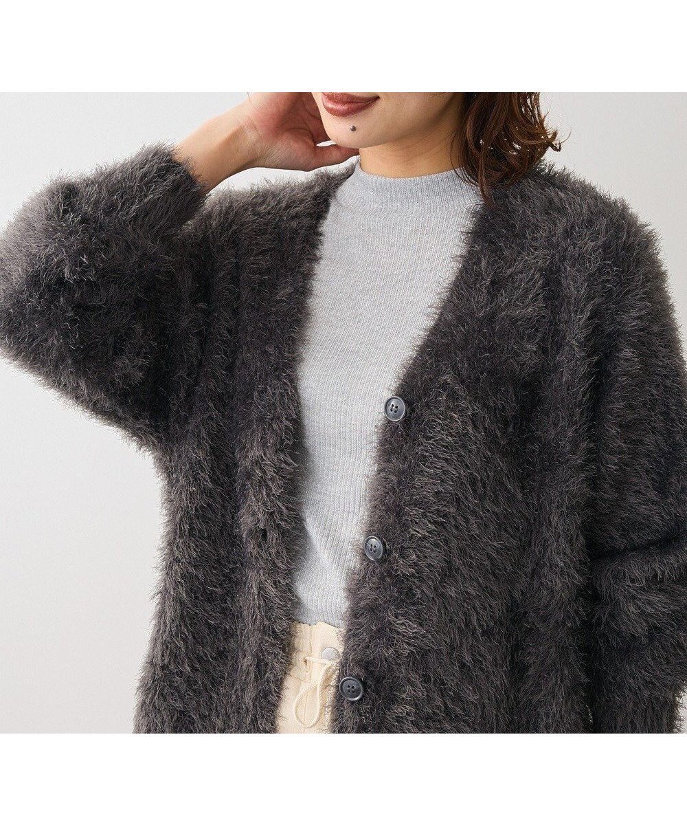 【グリーンパークス/Green Parks】のシャギーVネックカーディガン インテリア・キッズ・メンズ・レディースファッション・服の通販 founy(ファニー) ファッション Fashion レディースファッション Fashion for Women トップス・カットソー Cut & Sew Tops カーディガン・羽織り Layered Style Cardigans Vネックトップス V-Neck Tops / V-Cut Neckline Shirts おすすめ Recommended / Our Picks カーディガン Cardigan, Knitwear シンプル Simple, Minimal ボトム Bottoms, Lower Wear ポケット Pocket, Pocket Detail レギュラー Regular, Standard Fit 今季 This Season, Current Season A/W・秋冬 Autumn/Winter Gray|ID: prp329100004739289 ipo3291000000034234353