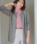 【ティアクラッセ/Tiaclasse】の【洗える】きらボタンロングカーディガン チャコールグレー|ID: prp329100004739297 ipo3291000000034234409
