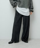 【グリーンパークス/Green Parks】のフェザーレースジャガードパンツ Black|ID: prp329100004739307 ipo3291000000034325858