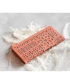 【ゲンテン/genten】のマルチカットワークミニ L字ファスナー長財布 コーラルピンク|ID: prp329100004739318 ipo3291000000034899415