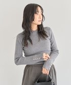 【グリーンパークス/Green Parks】のもちやわ袖口釦リブニットプルオーバー 人気、トレンドファッション・服の通販 founy(ファニー) ファッション Fashion レディースファッション Fashion for Women トップス・カットソー Cut & Sew Tops ニット Knit Tops & Sweaters カジュアルプルオーバー・ニットトップス Pullovers & Knit Tops / Casual Pullovers おすすめ Recommended / Our Picks インナー Innerwear セーター Sweater, Knitwear フィット Fit, Slim Fit ベーシック Basic, Essential ポケット Pocket, Pocket Detail メタル Metal, Metal Parts エレガント 上品 Elegant A/W・秋冬 Autumn/Winter thumbnail Gray|ID: prp329100004739323 ipo3291000000034234561