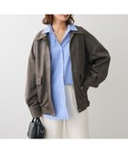 【グリーンパークス/Green Parks】の・ELENCARE DUE スエードポンチブルゾン Charcoal Gray|ID: prp329100004739324 ipo3291000000035566349