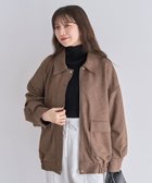 【グリーンパークス/Green Parks】の・ELENCARE DUE スエードポンチブルゾン Brown|ID: prp329100004739324 ipo3291000000035566351