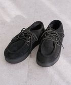 【グリーンパークス/Green Parks】のRUPIS.レースアップファーモカシューズ 人気、トレンドファッション・服の通販 founy(ファニー) ファッション Fashion レディースファッション Fashion for Women フィット Fit, Slim Fit フェミニン Feminine, Girly 厚底 Platform Shoes A/W・秋冬 Autumn/Winter thumbnail Black|ID: prp329100004739326 ipo3291000000034537096