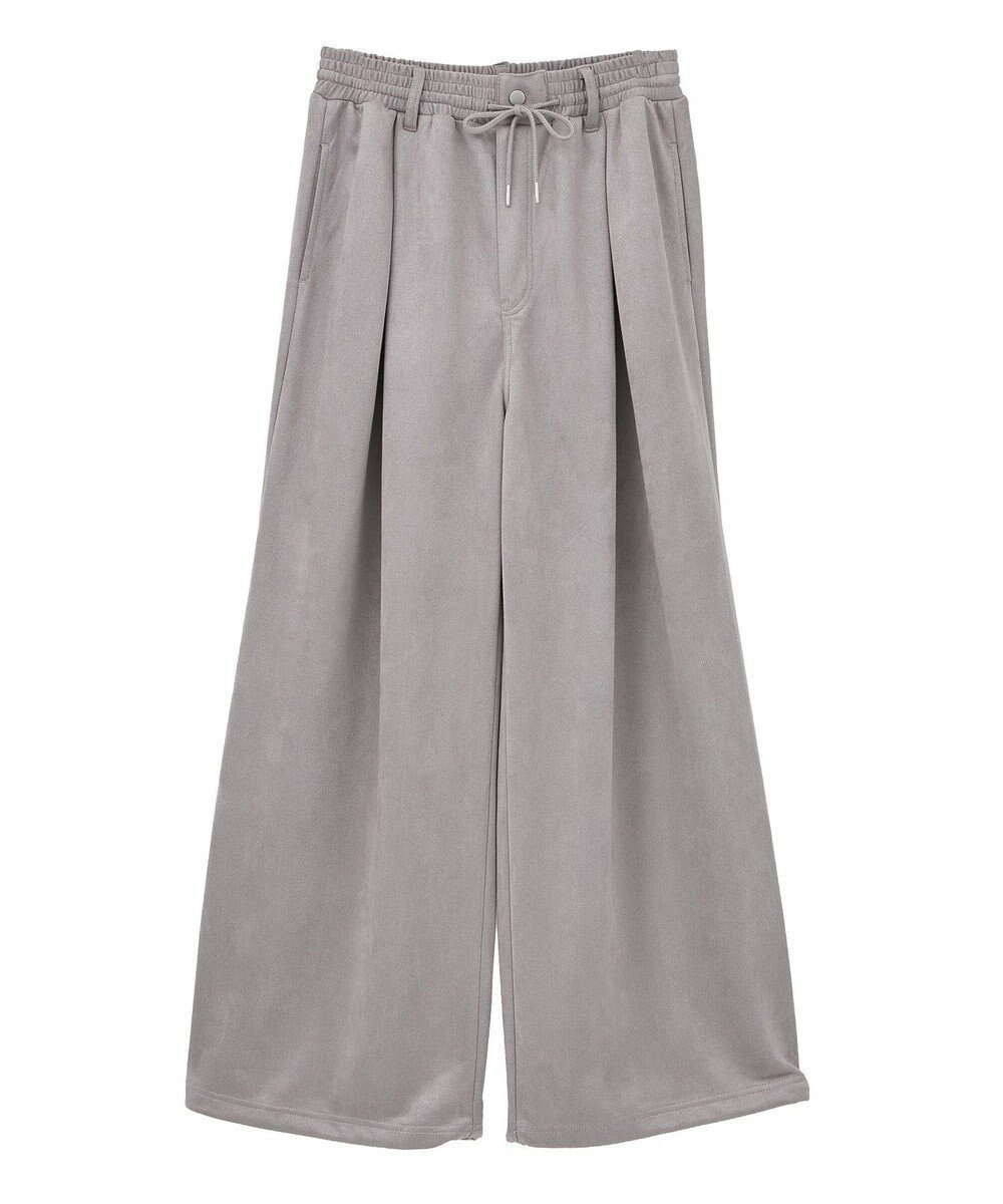 【グリーンパークス/Green Parks】の・SUGAR SPOON スエードポンチカーブパン インテリア・キッズ・メンズ・レディースファッション・服の通販 founy(ファニー) ファッション Fashion レディースファッション Fashion for Women パンツ Pants & Trousers おすすめ Recommended / Our Picks トレンド Trend, Trending Now ポケット Pocket, Pocket Detail ワイド Wide, Wide Fit A/W・秋冬 Autumn/Winter Gray|ID: prp329100004739345 ipo3291000000034234748