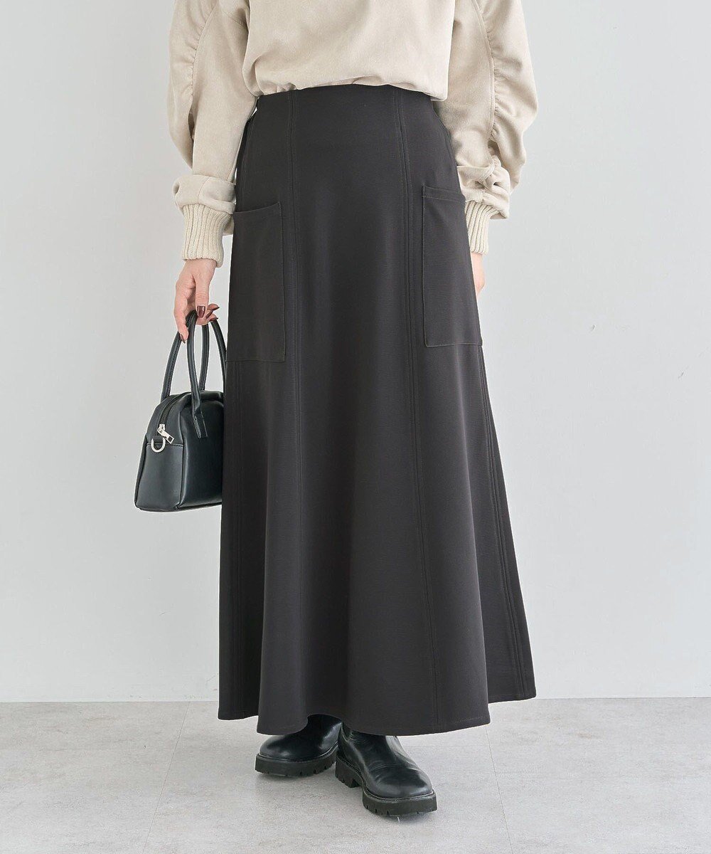 【グリーンパークス/Green Parks】の・ELENCARE DUE サイドポケットフレアスカー 人気、トレンドファッション・服の通販 founy(ファニー) ファッション Fashion レディースファッション Fashion for Women スカート Skirts ストレッチ Stretch, Stretchy Fabric フィット Fit, Slim Fit フレア Flare, Flared ポケット Pocket, Pocket Detail A/W・秋冬 Autumn/Winter other-1|ID: prp329100004739351 ipo3291000000034234802