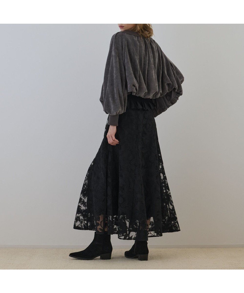 【グレース コンチネンタル/GRACE CONTINENTAL】のエンブロイダリーフレアスカート インテリア・キッズ・メンズ・レディースファッション・服の通販 founy(ファニー) ファッション Fashion レディースファッション Fashion for Women スカート Skirts Aライン・フレアスカート A-Line & Flared Skirts オリエンタル Oriental Pattern シアー Sheer, See-Through フレア Flare, Flared モチーフ Motif, Design Theme A/W・秋冬 Autumn/Winter ブラック|ID: prp329100004739374 ipo3291000000034234990