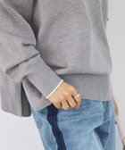 【アメリカンホリック/AMERICAN HOLIC】のバイパチクルーネックニットプルオーバー Light Gray Mixture|ID: prp329100004739381 ipo3291000000035714869