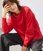 【アメリカンホリック/AMERICAN HOLIC】のバイパチクルーネックニットプルオーバー Red|ID: prp329100004739381 ipo3291000000035714871
