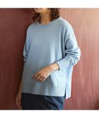 【アメリカンホリック/AMERICAN HOLIC】のバイパチクルーネックニットプルオーバー Light Blue|ID: prp329100004739381 ipo3291000000035714873