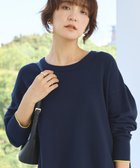 【アメリカンホリック/AMERICAN HOLIC】のバイパチクルーネックニットプルオーバー Dark Navy|ID: prp329100004739381 ipo3291000000035714874