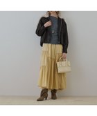 【グレース コンチネンタル/GRACE CONTINENTAL】のフェイクレザーボンバージャケット ダークブラウン|ID: prp329100004739383 ipo3291000000035797101