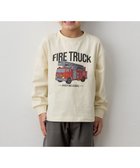 【エニィ/ANY / KIDS】のはたらく車プリント 長袖Tシャツ オフホワイト|ID: prp329100004740077 ipo3291000000034241886