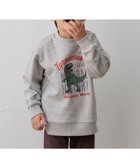 【エニィ/ANY / KIDS】の恐竜プリント 裏毛トレーナー ライトグレー|ID: prp329100004740078 ipo3291000000034241890
