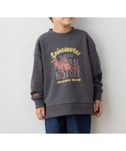 【エニィ/ANY / KIDS】の恐竜プリント 裏毛トレーナー チャコール|ID: prp329100004740078 ipo3291000000034241891