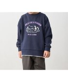 【エニィ/ANY / KIDS】のアニマルプリント 裏毛トレーナー ネイビー|ID: prp329100004740089 ipo3291000000034241971