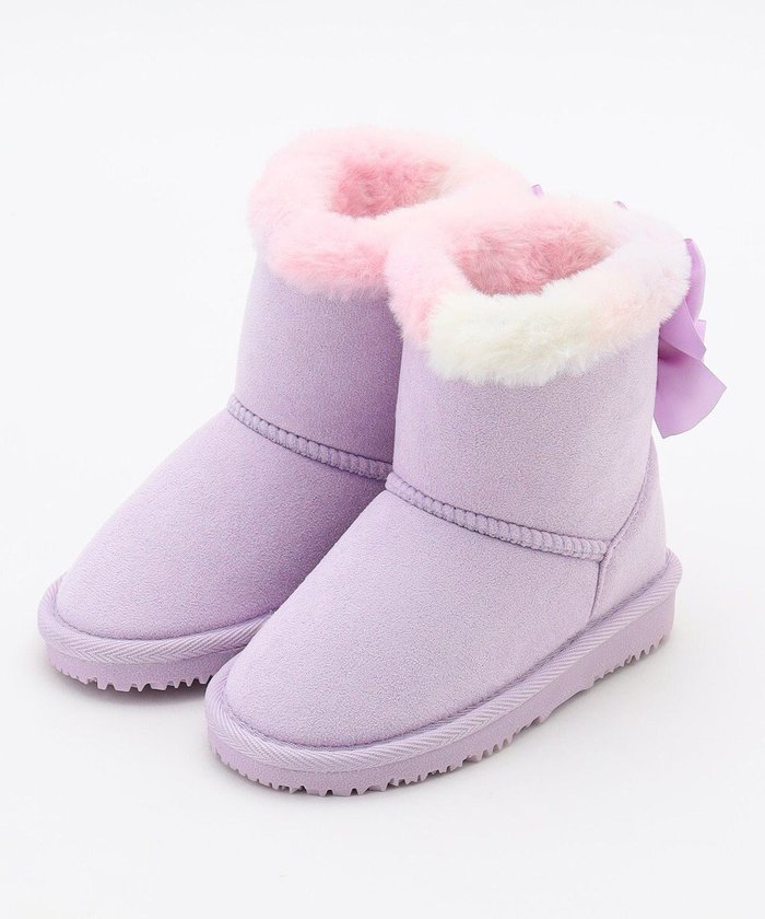 【エニィ/ANY / KIDS】のリボンフェイクムートンブーツ インテリア・キッズ・メンズ・レディースファッション・服の通販 founy(ファニー) https://founy.com/ ファッション Fashion キッズファッション Fashion for Kids スマホ Smartphone, Mobile Device ダブル Double, Double-Breasted 人気 Popular, Best Seller フェイクムートン Faux Shearling, Faux Mouton ラベンダー Lavender リボン Ribbon, Bow A/W・秋冬 Autumn/Winter 再入荷 Restock / Back in Stock |ID: prp329100004740116 ipo3291000000035588768
