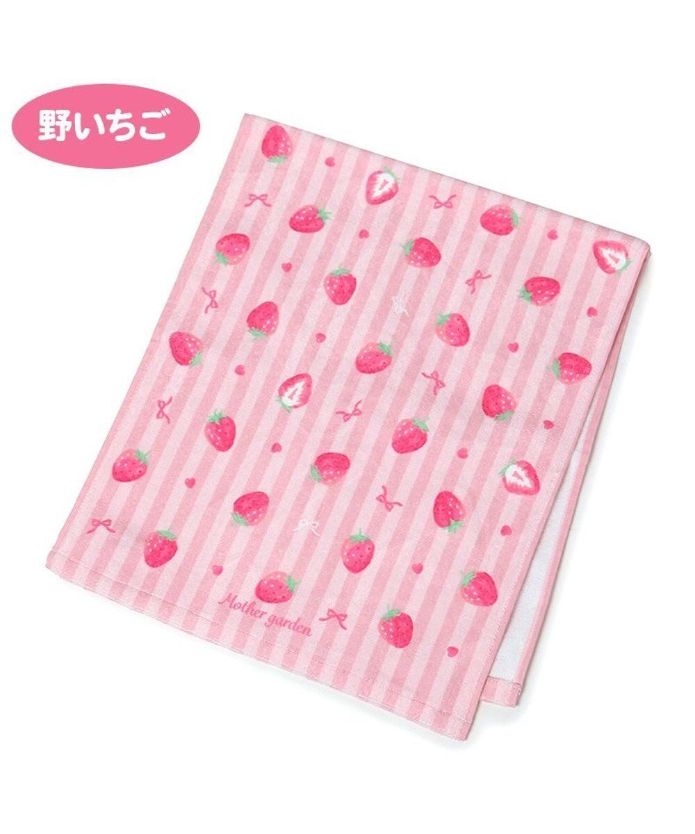 【マザーガーデン/Mother garden / KIDS】のマザーガーデン フェイスタオル 80×34cm 《ユニコーン/野いちご》 インテリア・キッズ・メンズ・レディースファッション・服の通販 founy(ファニー) 　ファッション　Fashion　キッズファッション　Fashion for Kids　ガーデン　Garden, Gardening　キャラクター　Character, Licensed Characters　ギフト プレゼント　Gift / Present　スポーツ　Sports, Activewear　タオル　Towel, Bath Towel　ハンド　Hand, Handmade　フェイス　Face, Facial Design　入学式　Entrance Ceremony　吸水　Absorbent, Quick-Dry　野いちご|ID: prp329100004740133 ipo3291000000034242557