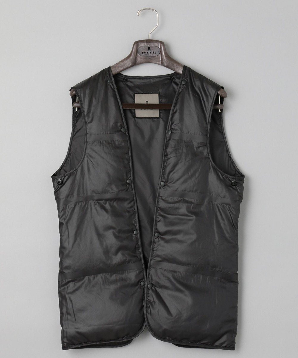 【五大陸/gotairiku / MEN】の【対象コートとの脱着可能】【ADS】デタッチャブル ダウンライナー インテリア・キッズ・メンズ・レディースファッション・服の通販 founy(ファニー) 　ファッション　Fashion　メンズファッション　Fashion for Men　トップス・カットソー　Cut & Sew Tops　ベスト・ジレ　Vests & Gilets　軽量　Lightweight, Ultra Light　ジャケット　Jacket, Outerwear　タフタ　Taffeta, Structured Fabric　ダウン　Down, Puffer　ベスト　Vest, Waistcoat　ライナー　Liner, Inner Layer　A/W・秋冬　Autumn/Winter　おすすめ　Recommended / Our Picks　ブラック系|ID: prp329100004740155 ipo3291000000034243233
