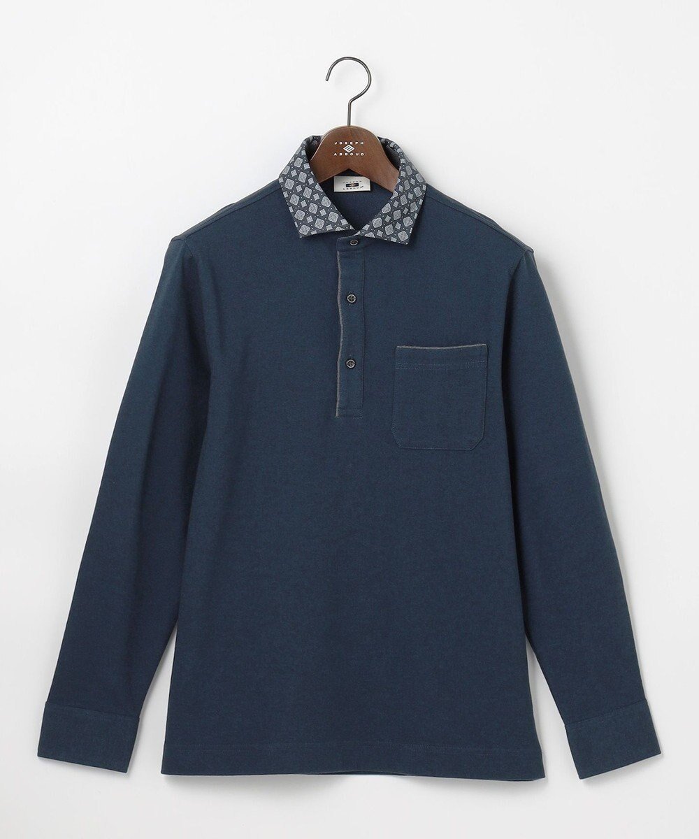 【ジョセフ アブード/JOSEPH ABBOUD / MEN】の【保温・軽量・保形・快適な肌触り】ウィンターダディポロ インテリア・キッズ・メンズ・レディースファッション・服の通販 founy(ファニー) ファッション Fashion メンズファッション Fashion for Men トップス・カットソー Cut & Sew Tops メンズシャツ Shirts ポロシャツ / きれいめカジュアルスタイル Polo Shirts インナー Innerwear コンビ Combo, Combination Style 軽量 Lightweight, Ultra Light ジャカード/ジャガード Jacquard, Woven Pattern ジャケット Jacket, Outerwear ポロシャツ Polo Shirt, Collared Tee 冬 Winter / This Winter A/W・秋冬 Autumn/Winter おすすめ Recommended / Our Picks エレガント 上品 Elegant ビジネス 仕事 通勤 Business / Work / Commuting ダルブルー系|ID: prp329100004740157 ipo3291000000034243346
