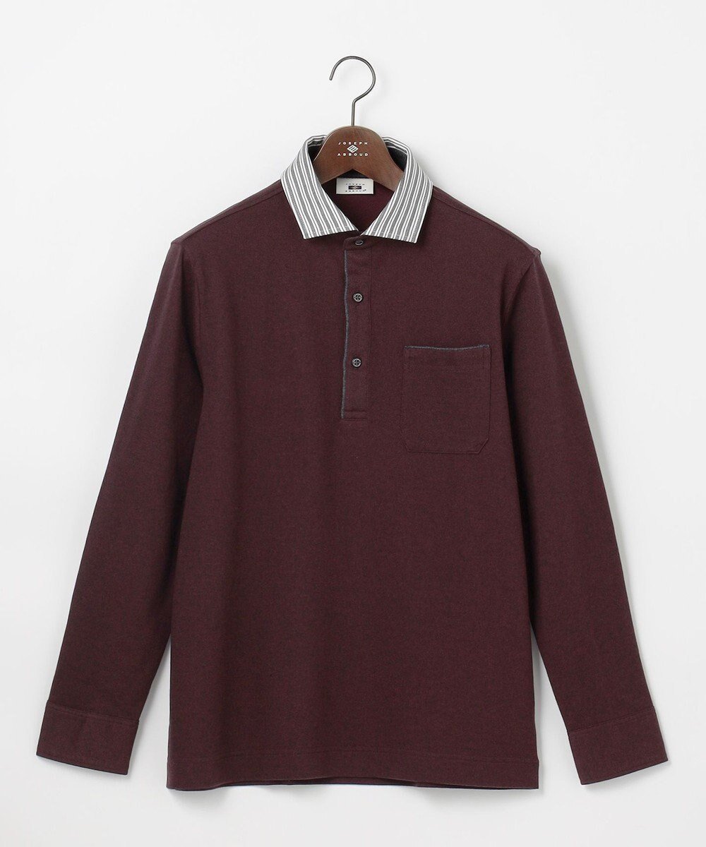 【ジョセフ アブード/JOSEPH ABBOUD / MEN】の【保温・軽量・保形・快適な肌触り】ウィンターダディポロ インテリア・キッズ・メンズ・レディースファッション・服の通販 founy(ファニー) ファッション Fashion メンズファッション Fashion for Men トップス・カットソー Cut & Sew Tops メンズシャツ Shirts ポロシャツ / きれいめカジュアルスタイル Polo Shirts インナー Innerwear コンビ Combo, Combination Style 軽量 Lightweight, Ultra Light ジャカード/ジャガード Jacquard, Woven Pattern ジャケット Jacket, Outerwear ポロシャツ Polo Shirt, Collared Tee 冬 Winter / This Winter A/W・秋冬 Autumn/Winter おすすめ Recommended / Our Picks エレガント 上品 Elegant ビジネス 仕事 通勤 Business / Work / Commuting ワイン系1|ID: prp329100004740157 ipo3291000000034243347