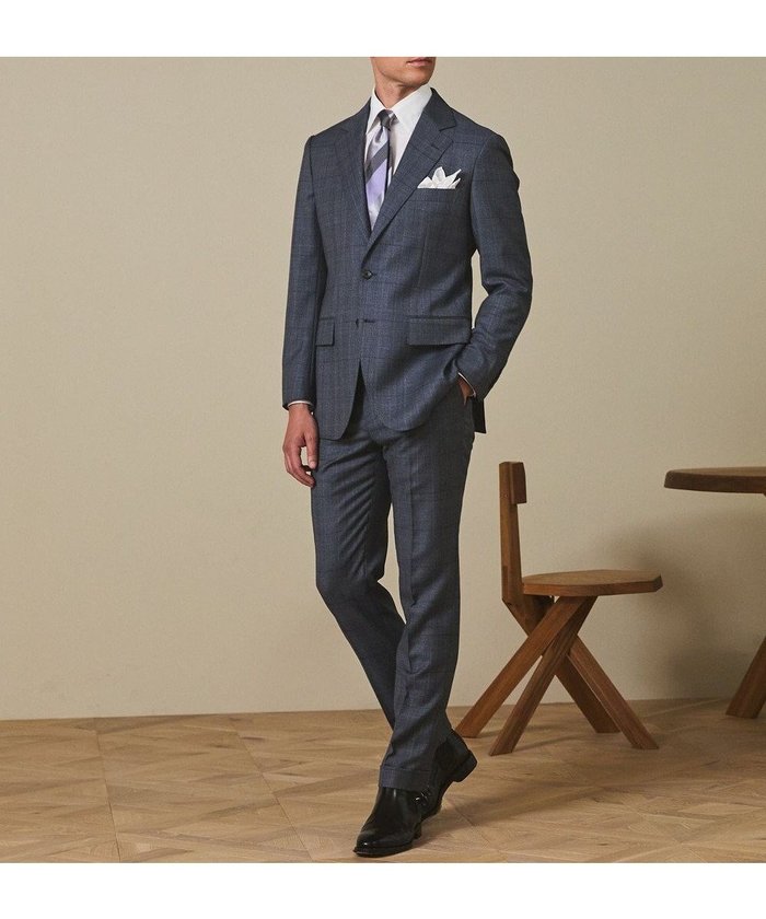 【五大陸/gotairiku / MEN】の【ZEGNA/ゼニア】エレクタ スーツ(サックスブルーチェック) インテリア・キッズ・メンズ・レディースファッション・服の通販 founy(ファニー) https://founy.com/ ファッション Fashion メンズファッション Fashion for Men セットアップ Matching Sets イタリア Italy シェイプ Shape, Slim Fit スーツ Suit, Formalwear セットアップ Set-Up, Coordinated Outfit テーパード Tapered, Tapered Pants 定番 Standard, Basic Item レギュラー Regular, Standard Fit A/W・秋冬 Autumn/Winter 新作・新入荷 New Arrivals / New In |ID: prp329100004740160 ipo3291000000034243356