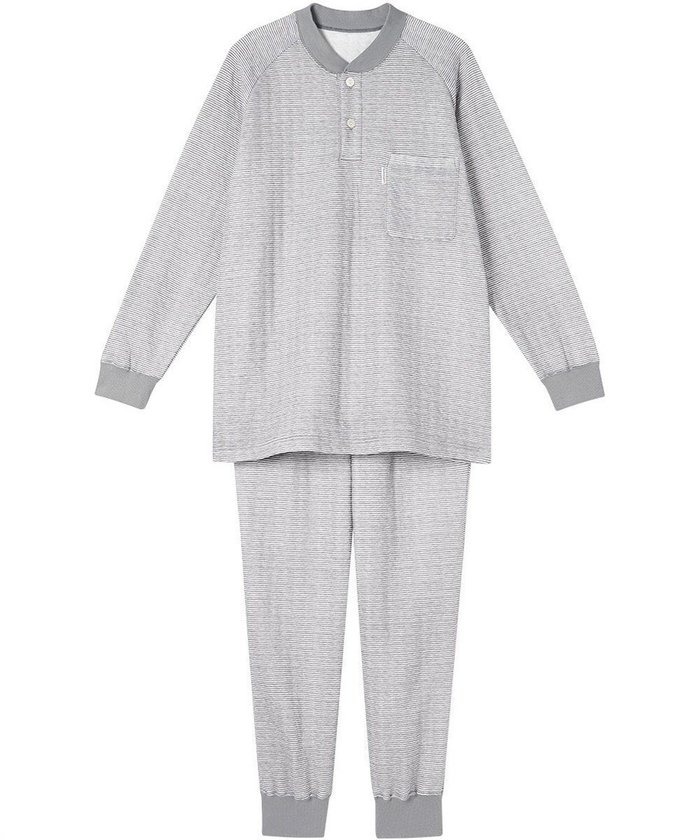 【ワコール 睡眠科学/wacoal suimin / MEN】のパジャマ キルトニット素材(本体) あったか 長袖 長ズボン メンズ YGW478 睡眠科学/ワコール インテリア・キッズ・メンズ・レディースファッション・服の通販 founy(ファニー) https://founy.com/ ファッション Fashion メンズファッション Fashion for Men キルト Quilt, Quilted Fabric パジャマ Pajamas, Sleepwear フィット Fit, Slim Fit ボトム Bottoms, Lower Wear メンズ Men's, Menswear 長袖 Long Sleeve, Full Sleeve |ID: prp329100004740171 ipo3291000000034243383