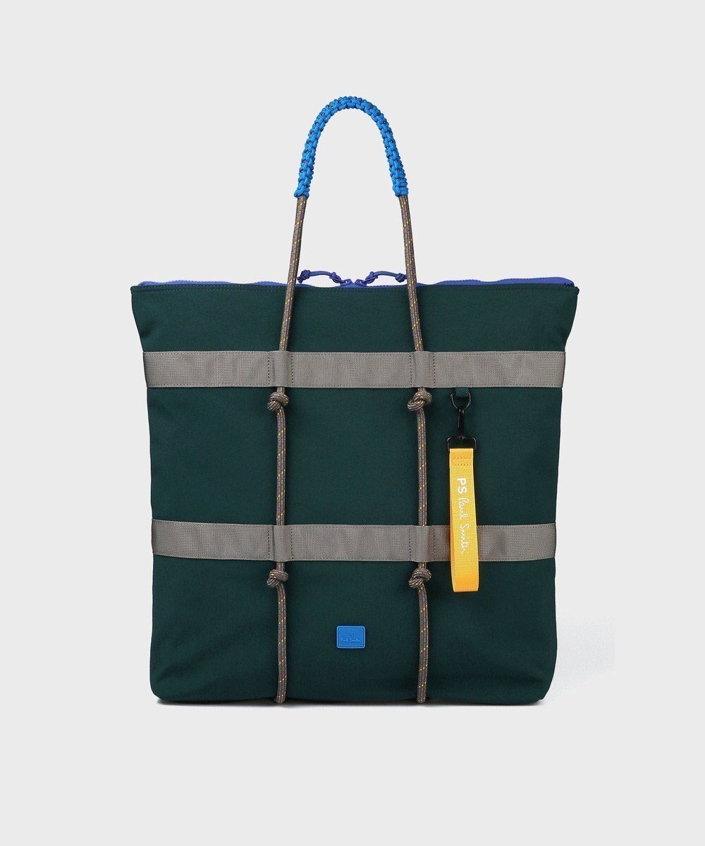【ポールスミス/Paul Smith / MEN】のPSカラーコード トートバッグ インテリア・キッズ・メンズ・レディースファッション・服の通販 founy(ファニー) 　ファッション　Fashion　メンズファッション　Fashion for Men　バッグ　Bags　トートバッグ / 通勤・大容量バッグ　Tote Bags　ショルダー　Shoulder, Shoulder Strap　シリコン　Silicone, Silicone Material　スタイリッシュ　Stylish, Fashionable　スポーティ　Sporty, Casual Athletic　テクスチャー　Texture, Textured Fabric　プリント　Print, Printed Pattern　メンズ　Men's, Menswear　ラップ　Wrap, Wrap Design　ダークグリーン|ID: prp329100004740191 ipo3291000000034243446