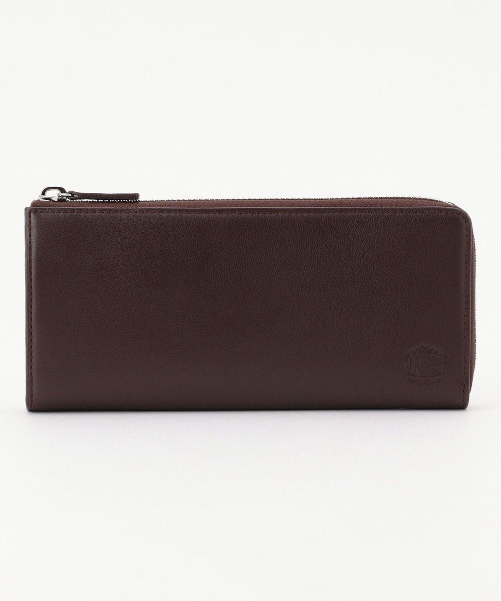 【ジェイ プレス/J.PRESS / MEN】の【MORPHO×J.PRESS】シープゴート ハニーセル長財布(L字ラウンドファスナー) インテリア・キッズ・メンズ・レディースファッション・服の通販 founy(ファニー) 　ファッション　Fashion　メンズファッション　Fashion for Men　ポケット　Pocket, Pocket Detail　ラウンド　Round, Round Neck　エレガント 上品　Elegant　財布　Wallet, Purse　ダークブラウン系|ID: prp329100004740200 ipo3291000000034243497