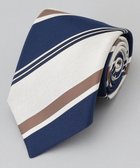 【五大陸/gotairiku / MEN】のGOTAIRIKU別注【日本製】シルク ネクタイ_ストライプ ベージュ系1|ID: prp329100004740205 ipo3291000000034243534