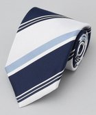 【五大陸/gotairiku / MEN】のGOTAIRIKU別注【日本製】シルク ネクタイ_ストライプ ネイビー系1|ID: prp329100004740205 ipo3291000000034243535