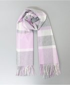 【アウロラ/AURORA】のLANVIN COLLECTION ランバン コレクション カシミヤ チェックストール ライトパープル|ID: prp329100004740372 ipo3291000000034245197