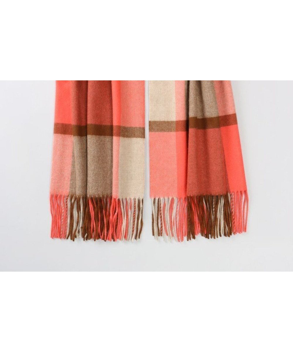 【アウロラ/AURORA】のLANVIN COLLECTION ランバン コレクション カシミヤ チェックストール インテリア・キッズ・メンズ・レディースファッション・服の通販 founy(ファニー) 　ファッション　Fashion　レディースファッション　Fashion for Women　ストール　Soft & Warm Scarves　マフラー・スヌード / 冬小物の定番　Scarves & Mufflers　おすすめ　Recommended / Our Picks　コレクション　Collection, Seasonal Line　ストール　Stole, Wrap　スヌード　Snood, Infinity Scarf　チェック　Check, Plaid, Tartan　マフラー　Scarf, Muffler　モノトーン　Monotone, Black and White　冬　Winter / This Winter　定番　Standard, Basic Item　A/W・秋冬　Autumn/Winter　フューシャピンク|ID: prp329100004740372 ipo3291000000034298741