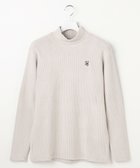 【23区 ゴルフ/23区GOLF / MEN】の【MEN】グランサーモリブハイネックニット 吸湿 発熱 ライトグレー系|ID: prp329100004741204 ipo3291000000034255818