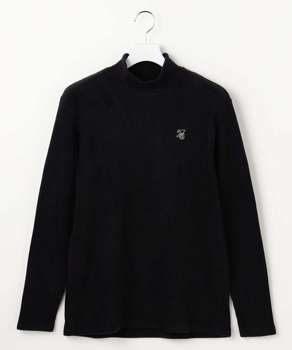 【23区 ゴルフ/23区GOLF / MEN】の【MEN】グランサーモリブハイネックニット インテリア・キッズ・メンズ・レディースファッション・服の通販 founy(ファニー) 　ファッション　Fashion　メンズファッション　Fashion for Men　トップス・カットソー　Cut & Sew Tops　ニット・セーター / 定番トップス　Knit Tops & Sweaters　アクリル　Acrylic Material　コンパクト　Compact, Small Size　シンプル　Simple, Minimal　ストレッチ　Stretch, Stretchy Fabric　スリム　Slim, Slim Fit　セーター　Sweater, Knitwear　定番　Standard, Basic Item　ハイネック　High Neck, Mock Neck　パターン　Pattern, Design Print　ラウンド　Round, Round Neck　冬　Winter / This Winter　A/W・秋冬　Autumn/Winter　エレガント 上品　Elegant　ゴルフ　Golf　2025年　2025　2025春夏・S/S　Spring/Summer 2025 SS25　ブラック系|ID: prp329100004741204 ipo3291000000035841912