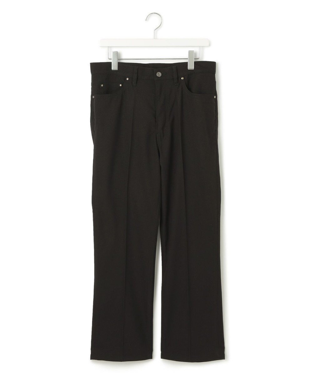 【ジェイプレスヨークストリート/J.PRESS YORK STREET】の【UNISEX】5ポケットスタプレツイル パンツ インテリア・キッズ・メンズ・レディースファッション・服の通販 founy(ファニー)  ファッション Fashion レディースファッション Fashion for Women パンツ Pants & Trousers ユニセックス Unisex, Genderless ストレート Straight, Straight Cut A/W・秋冬 Autumn/Winter ブラック系|ID: prp329100004741210 ipo3291000000034256406