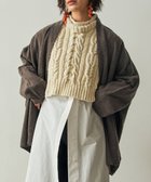 【ムーク/muuc】の〈希少な素材〉〈高級15.5マイクロン長極細メリノウール100%〉〈ユニセックス〉ウルグアイウールのジャケットカーディガン ブラウン|ID: prp329100004741583 ipo3291000000034260859