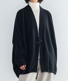 【ムーク/muuc】の〈希少な素材〉〈高級15.5マイクロン長極細メリノウール100%〉〈ユニセックス〉ウルグアイウールのジャケットカーディガン ブラック|ID: prp329100004741583 ipo3291000000034260861