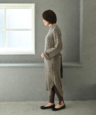 【ムーク/muuc】の〈希少なラムウール&高品質カシミヤ〉バスケット柄ニットワンピース ベージュ|ID: prp329100004742126 ipo3291000000034266300