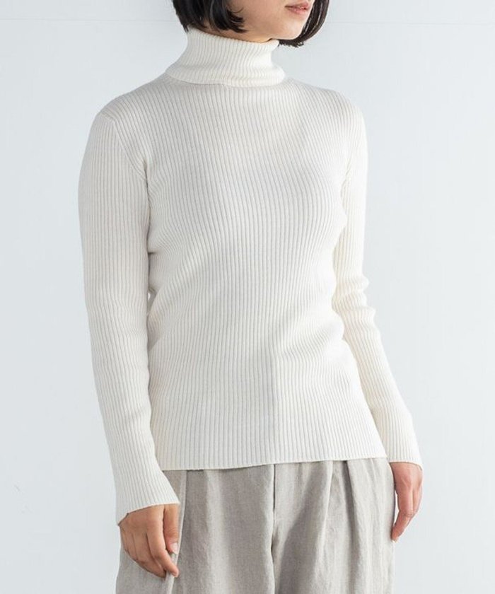 【ムーク/muuc】の〈洗えるニット〉〈肌に優しいニット〉〈カシミヤ×シルク×ウール〉〈通年着られるニット〉リブ編みタートルネックニットプルオーバー インテリア・キッズ・メンズ・レディースファッション・服の通販 founy(ファニー) https://founy.com/ ファッション Fashion レディースファッション Fashion for Women トップス・カットソー Cut & Sew Tops ニット Knit Tops & Sweaters カジュアルプルオーバー・ニットトップス Pullovers & Knit Tops / Casual Pullovers タートルネック・ハイネックトップス Turtlenecks & High-Neck Tops インナー Innerwear 洗える Machine Washable キャンバス Canvas, Canvas Fabric シルク Silk, 100% Silk セーター Sweater, Knitwear とろみ Fluid, Flowy Fabric 手編み Hand-Knitted, Handmade Knit パターン Pattern, Design Print フィット Fit, Slim Fit ボトム Bottoms, Lower Wear A/W・秋冬 Autumn/Winter S/S・春夏 SS, Spring/Summer, Warm Season 再入荷 Restock / Back in Stock 夏 Summer |ID: prp329100004742154 ipo3291000000034266521