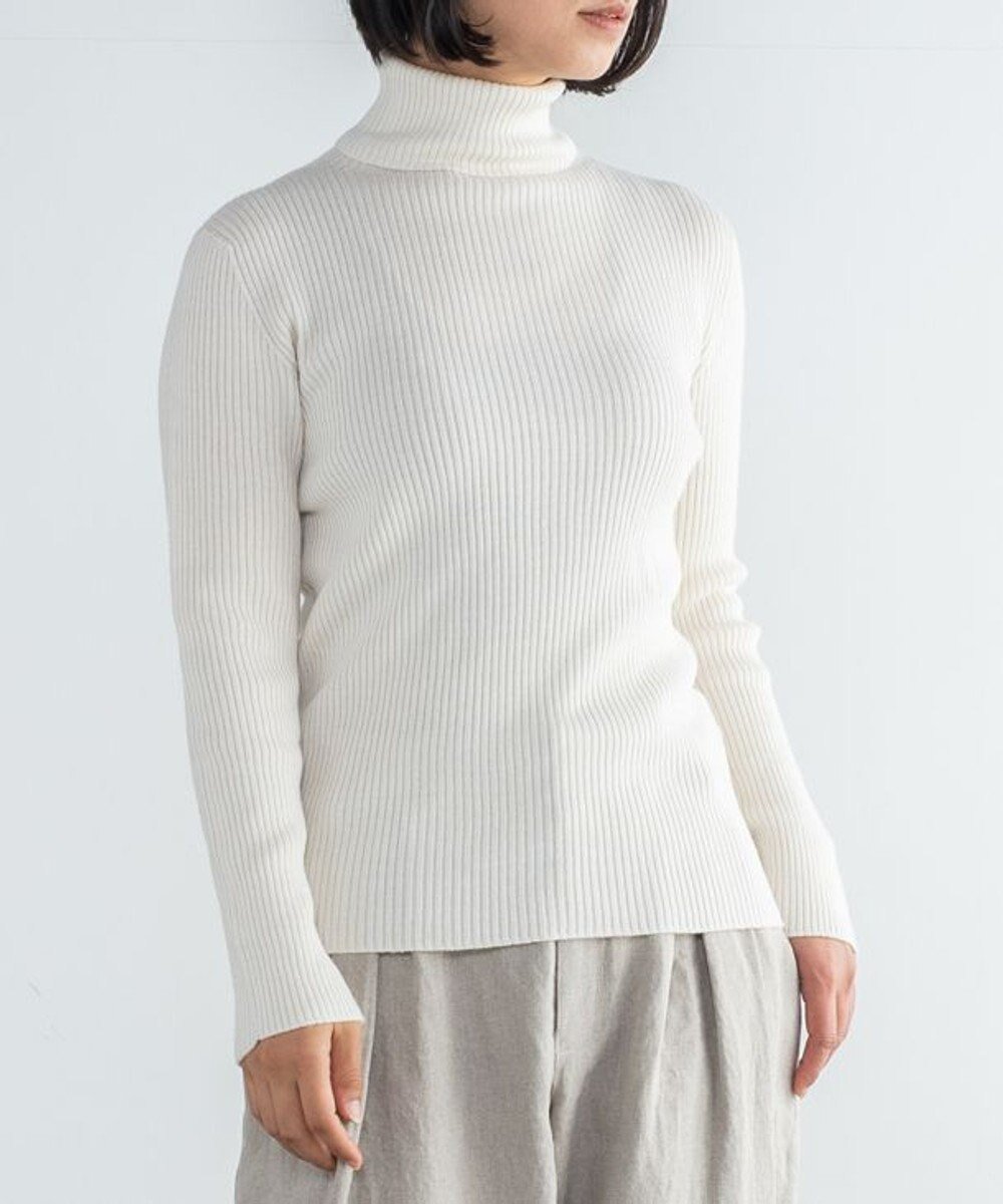 【ムーク/muuc】の〈洗えるニット〉〈肌に優しいニット〉〈カシミヤ×シルク×ウール〉〈通年着られるニット〉リブ編みタートルネックニットプルオーバー インテリア・キッズ・メンズ・レディースファッション・服の通販 founy(ファニー) ファッション Fashion レディースファッション Fashion for Women トップス・カットソー Cut & Sew Tops ニット Knit Tops & Sweaters カジュアルプルオーバー・ニットトップス Pullovers & Knit Tops / Casual Pullovers タートルネック・ハイネックトップス Turtlenecks & High-Neck Tops インナー Innerwear 洗える Machine Washable キャンバス Canvas, Canvas Fabric シルク Silk, 100% Silk セーター Sweater, Knitwear とろみ Fluid, Flowy Fabric 手編み Hand-Knitted, Handmade Knit パターン Pattern, Design Print フィット Fit, Slim Fit ボトム Bottoms, Lower Wear A/W・秋冬 Autumn/Winter S/S・春夏 SS, Spring/Summer, Warm Season 再入荷 Restock / Back in Stock 夏 Summer ホワイト|ID: prp329100004742154 ipo3291000000034266523
