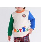 【ミキハウスホットビスケッツ/MIKI HOUSE HOT BISCUITS / KIDS】の【80-120cm】 立体ロゴ×キャラクタートレーナー アイボリー|ID: prp329100004742401 ipo3291000000034269270