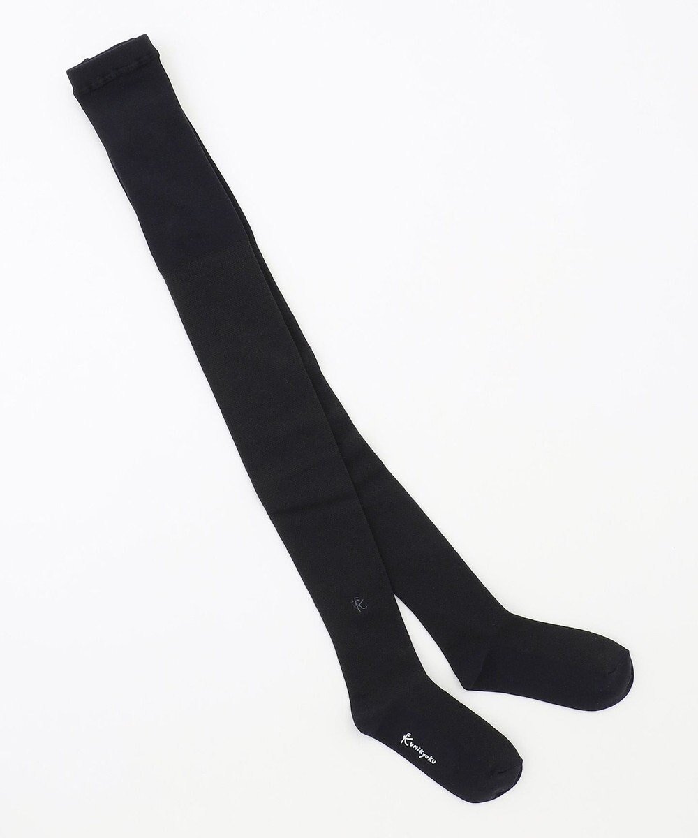 【組曲 / KIDS/KUMIKYOKU】の【120-160㎝】花柄 ナイロンタイツ インテリア・キッズ・メンズ・レディースファッション・服の通販 founy(ファニー) 　ファッション　Fashion　キッズファッション　Fashion for Kids　くるぶし　Ankle-Length　セレモニー　Ceremony　ソックス　Socks, Hosiery　タイツ　Tights, Legwear　ブラック系|ID: prp329100004742422 ipo3291000000034269411