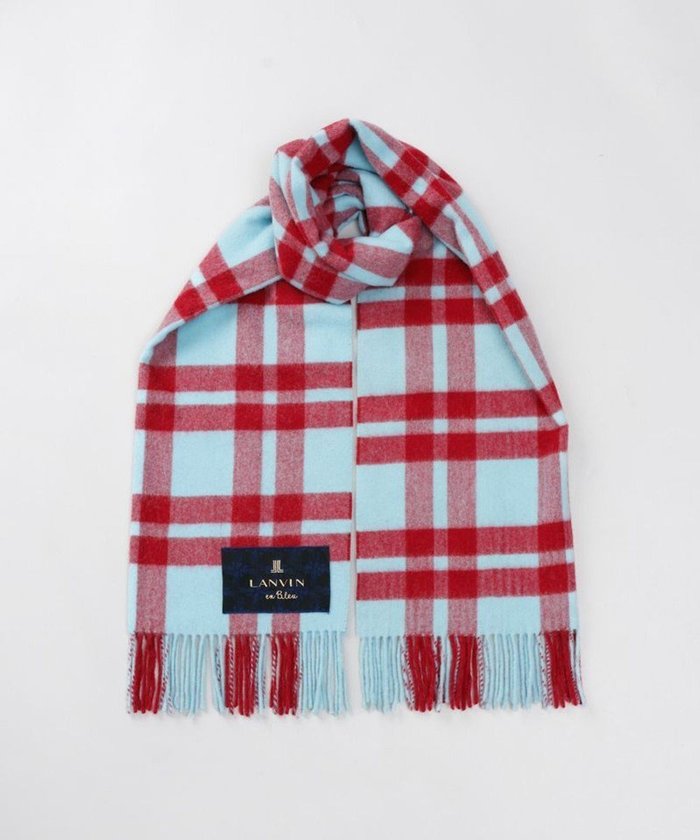 【アウロラ/AURORA】の【 LANVIN en Bleu (ランバン オン ブルー)】チェックウールストール インテリア・キッズ・メンズ・レディースファッション・服の通販 founy(ファニー) https://founy.com/ ファッション Fashion レディースファッション Fashion for Women ストール Soft & Warm Scarves マフラー・スヌード / 冬小物の定番 Scarves & Mufflers クラシック Classic, Timeless Style ストール Stole, Wrap スヌード Snood, Infinity Scarf チェック Check, Plaid, Tartan ビッグ Big, Oversized マフラー Scarf, Muffler ミックス Mix, Mixed Style A/W・秋冬 Autumn/Winter |ID: prp329100004742470 ipo3291000000034270222