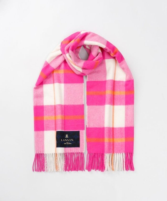 【アウロラ/AURORA】の【 LANVIN en Bleu (ランバン オン ブルー)】チェックウールストール インテリア・キッズ・メンズ・レディースファッション・服の通販 founy(ファニー) https://founy.com/ ファッション Fashion レディースファッション Fashion for Women ストール Soft & Warm Scarves マフラー・スヌード / 冬小物の定番 Scarves & Mufflers クラシック Classic, Timeless Style ストール Stole, Wrap スヌード Snood, Infinity Scarf チェック Check, Plaid, Tartan ビッグ Big, Oversized マフラー Scarf, Muffler ミックス Mix, Mixed Style A/W・秋冬 Autumn/Winter |ID: prp329100004742470 ipo3291000000034270226