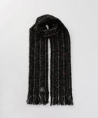 【アウロラ/AURORA】の【 LANVIN en Bleu (ランバン オン ブルー)】ツイードマフラー ブラック|ID: prp329100004742471 ipo3291000000034270233