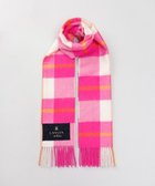 【アウロラ/AURORA】の【 LANVIN en Bleu (ランバン オン ブルー)】ウールチェックマフラー フューシャピンク|ID: prp329100004742472 ipo3291000000034270238