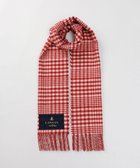 【アウロラ/AURORA】の【 LANVIN en Bleu (ランバン オン ブルー)】ウールチェックマフラー ワイン|ID: prp329100004742472 ipo3291000000034270239