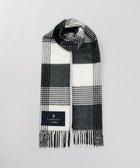 【アウロラ/AURORA】の【 LANVIN en Bleu (ランバン オン ブルー)】ウールチェックマフラー ブラック|ID: prp329100004742472 ipo3291000000034270240