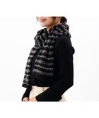 【アウロラ/AURORA】の【 LANVIN en Bleu (ランバン オン ブルー)】ニットプチマフラー ブラック|ID: prp329100004742473 ipo3291000000035513550